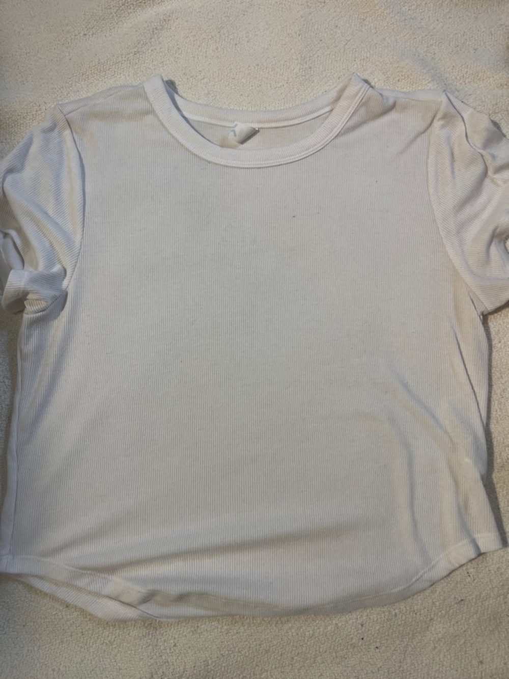 Old Navy Ribbed Short Sleeve Tee Bundle - Green & White - Picture 3 of 3